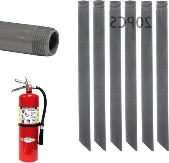 Accessori per estintori - Sostegno per stoffa per estintori - Sifone per estintori.