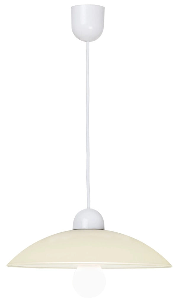 Lampada a sospensione Rabalux Cupola bianca E27 60W