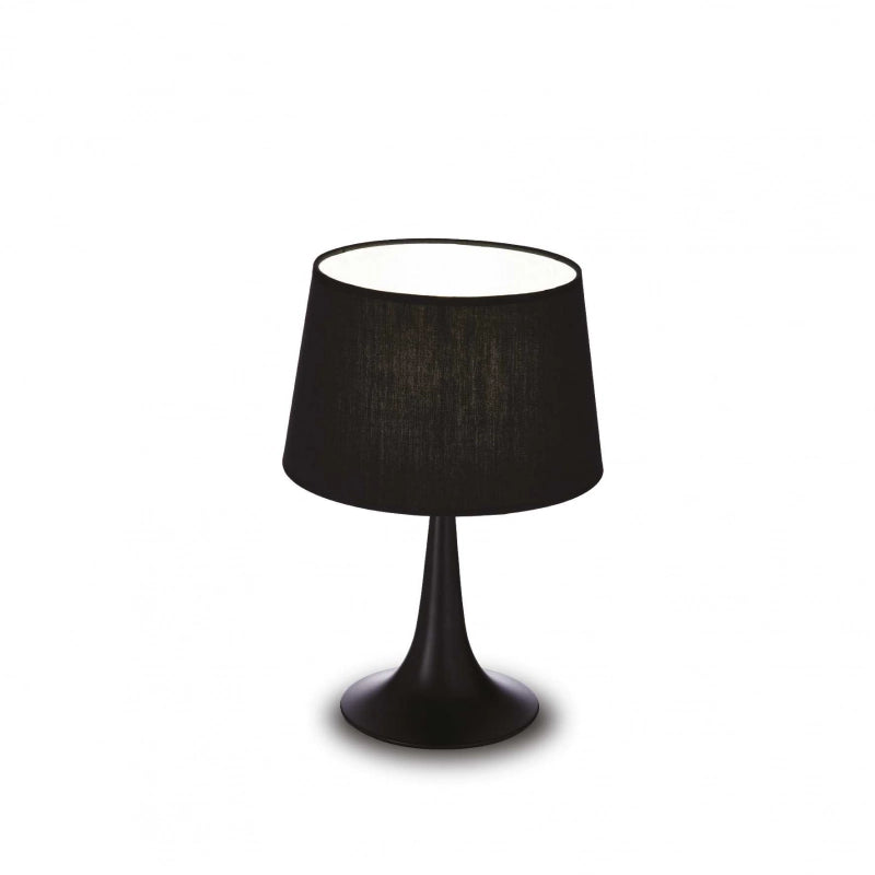 Lampada Da Tavolo London Tl1 Small Nero Ideal-Lux