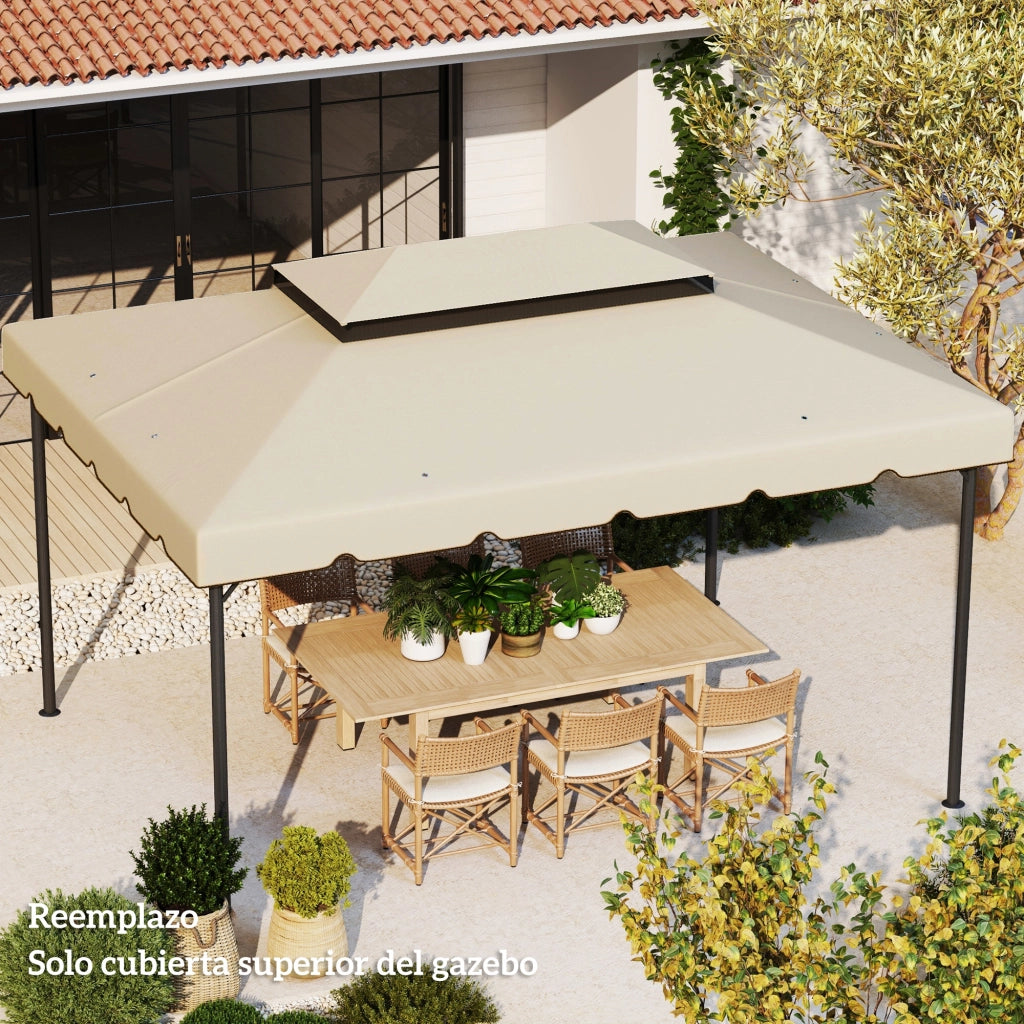 Toldo per Pergola 4x3 m ¨C Minimal ¨C Beige