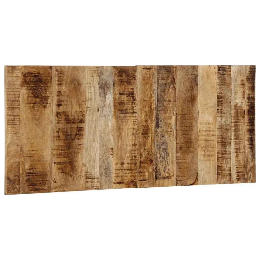 Testiera 120 cm in Legno Massello di Mango Grezzo 4017491