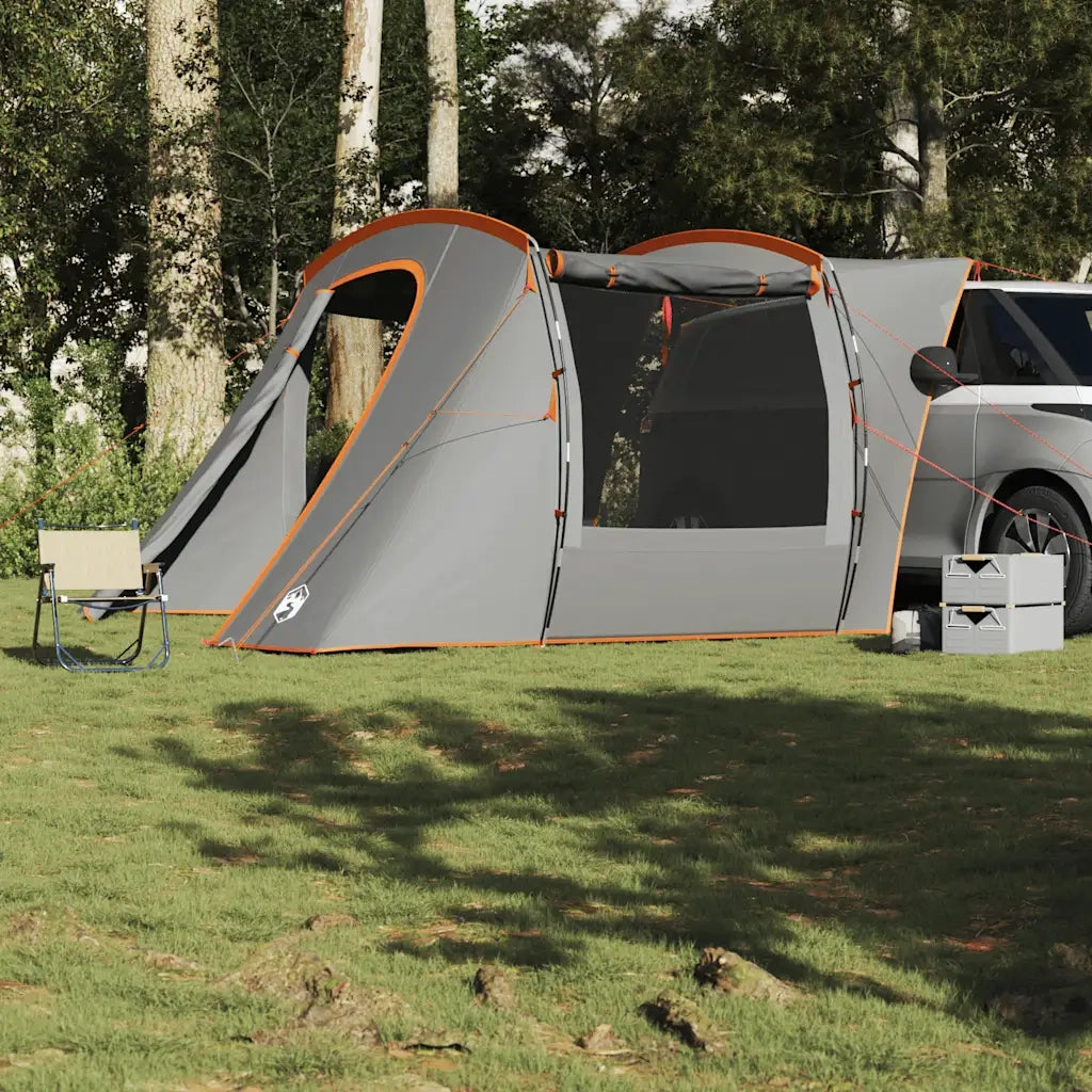 Tenda da campeggio | Tenda da campo per Auto Grigio e Arancione Impermeabile