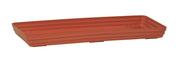 Sottofioriera Cm 60X17 Terracotta Set 5 Pezzi - Arca