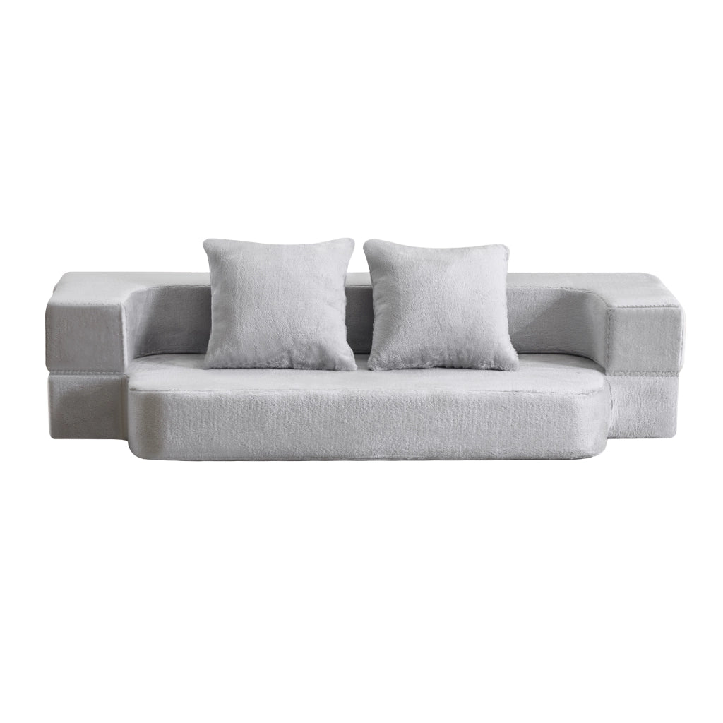 Divano Trasformabile Moderno ¨C MINIMAL ¨C Grigio Chiaro