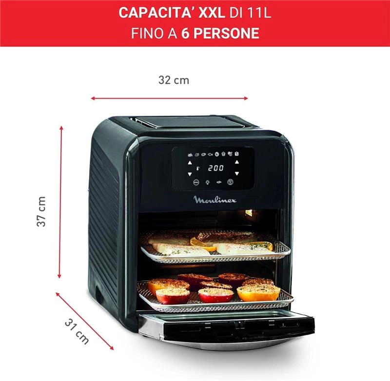 MOULINEX AL5018 FRIGGITRICE AD ARIA CAPAVITÀ 11L POTENZA  2000W