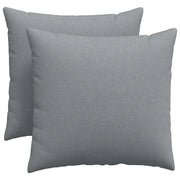 Cuscini da Divano 2 pz | Cuscini per sedie Grigio chiaro 50 x 50 cm Tessuto
