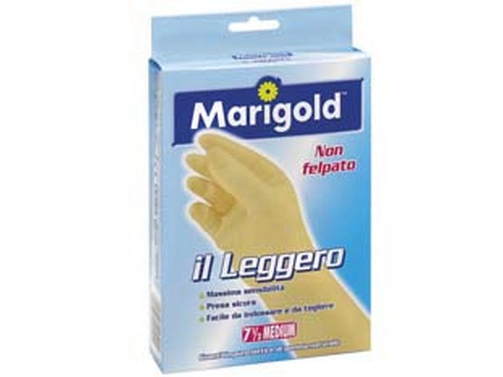 12pz guanti domestici leggeri marigold - misura 8,5 cod:ferx.fer309578