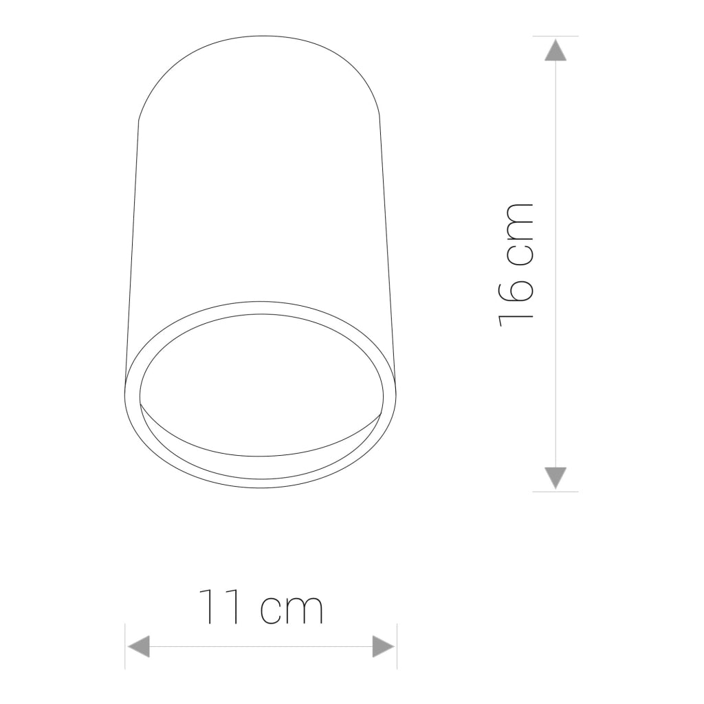 Faretto esterno Nowodvorski FOG I nero E27 IP44 16cm