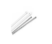 Coppia Bacchette Bastoni per tende con punta bianco 80 cm x 7 mm