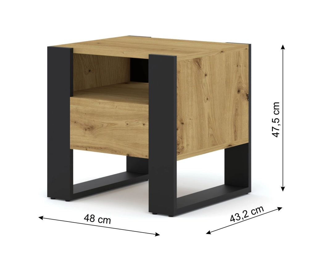 COMODINO MONDI 48 ARTISAN EICHE