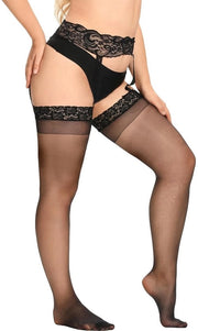 Sostegno per calze a compressione per calze a compressione per donne calze a compressione con bordi elastici e sexy.