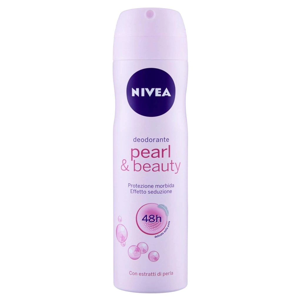 SET 6 CONFEZIONI NIVEA DEO SPRAY 150ML PEARL E BEAUTY
