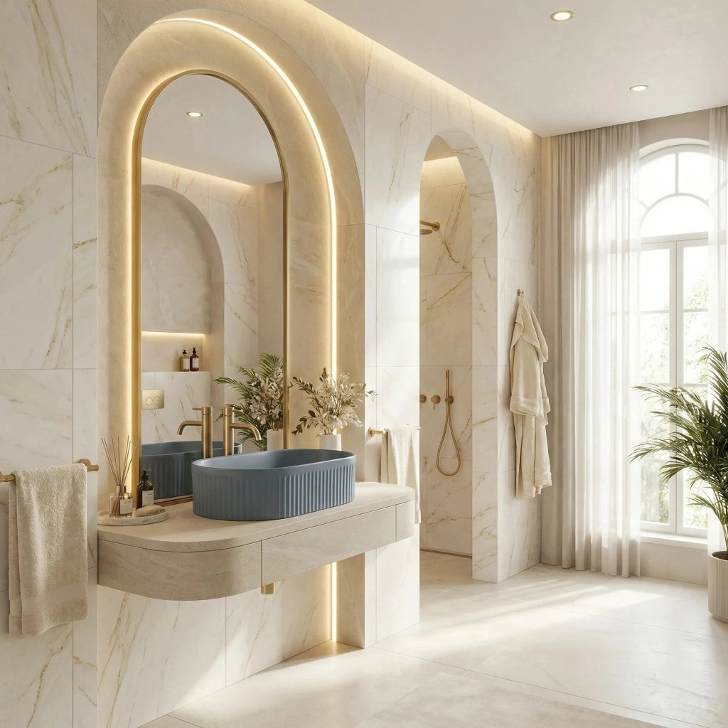 Lavabo Da Appoggio Rea Vanda Blueberry Matt
