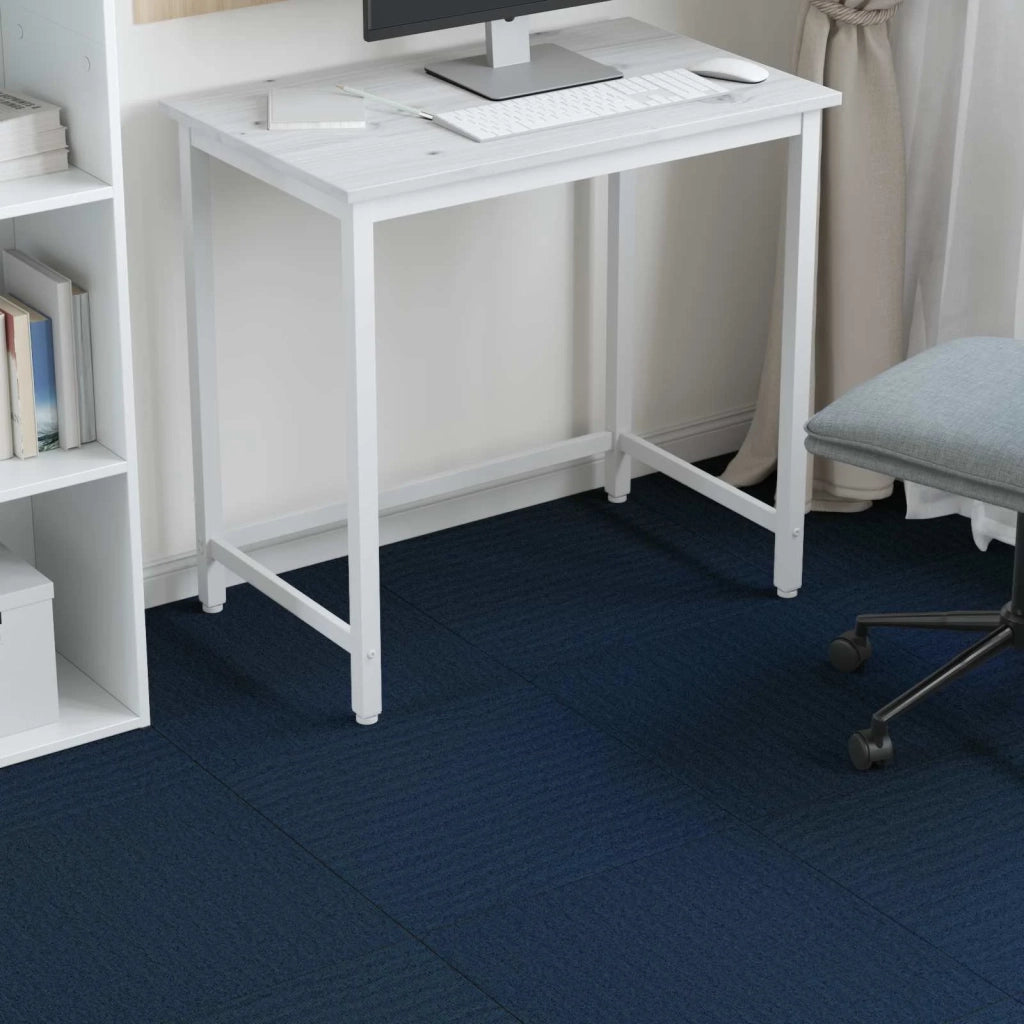 Piastrella per Tappeto Blu 50 x 50 cm 4 pcs PP e Bitume 42032456