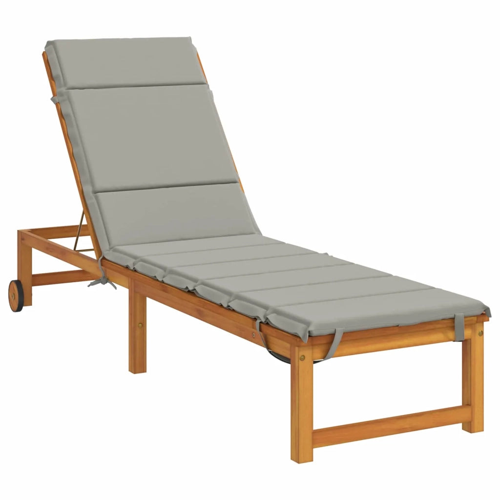 Cuscino per Lettino GEMERT 100% Poliestere Grigio 948461