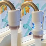 Filter per acqua con rubinetto e doccia ritrattile e connessione universale per cucina e bagno