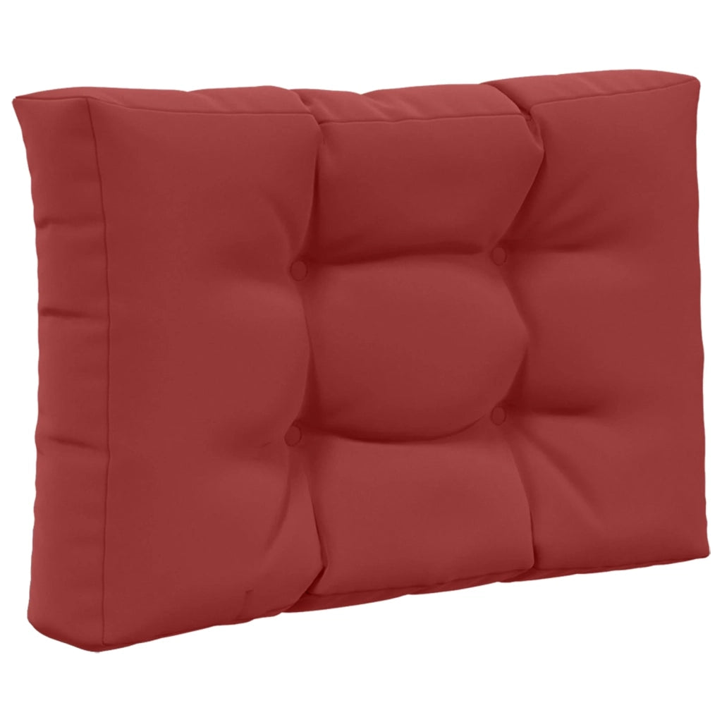 Cuscino per divano da esterno 3 pcs Rosso vino Poliestere 900770