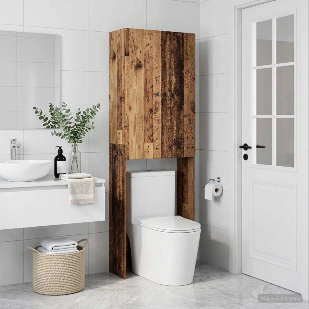 Mobile Bagno BREDA Legno antico 66 x 25,5 x 190 cm 897583