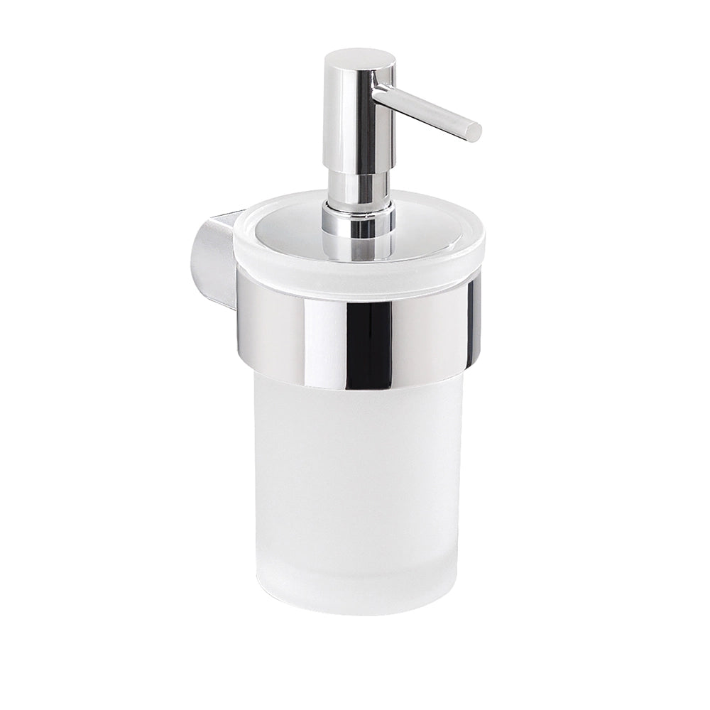Set portaspazzolini e dosasapone da muro Gedy linea Wizard cromato