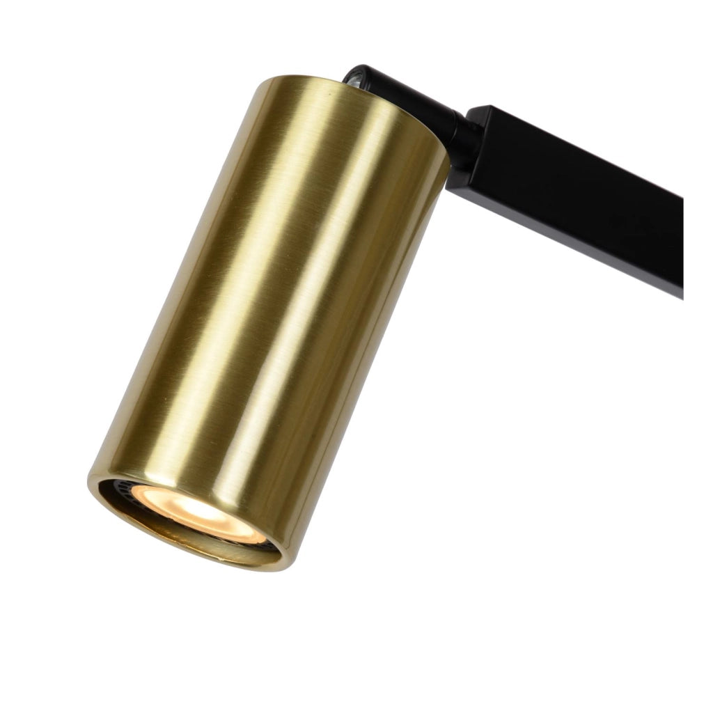 Lampada da terra SYBIL 1xGU10 nero oro Lucide