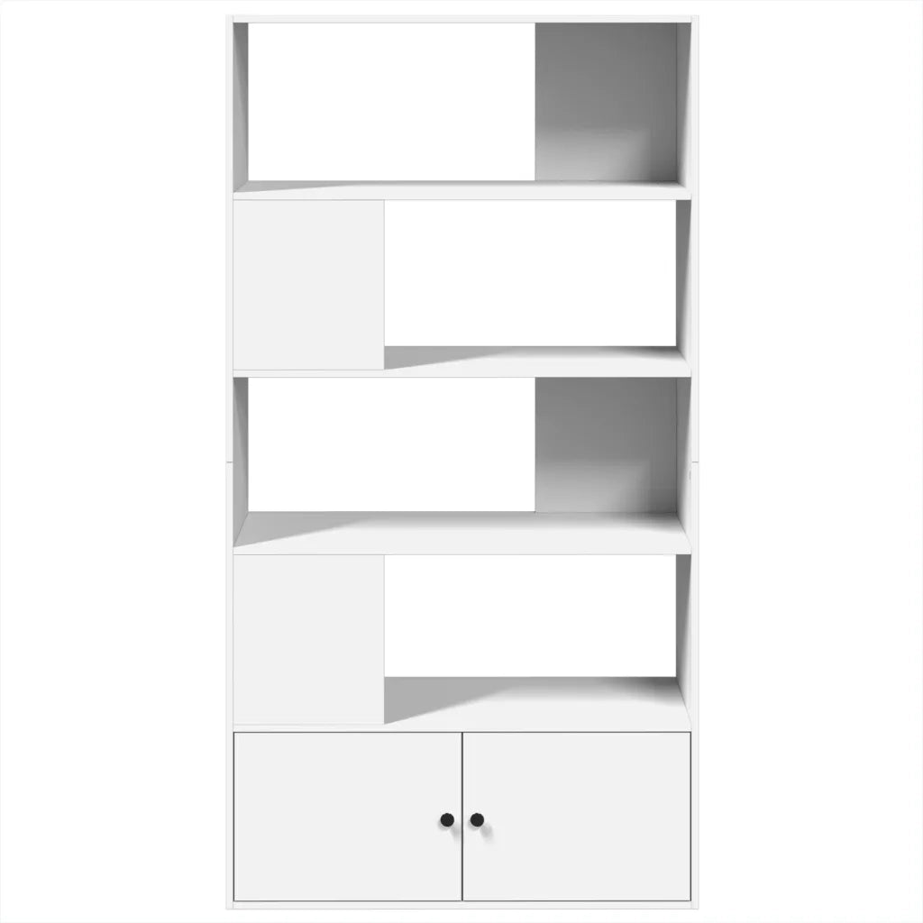 Libreria Bianca 100x36x189 cm in Legno Multistrato 3295324