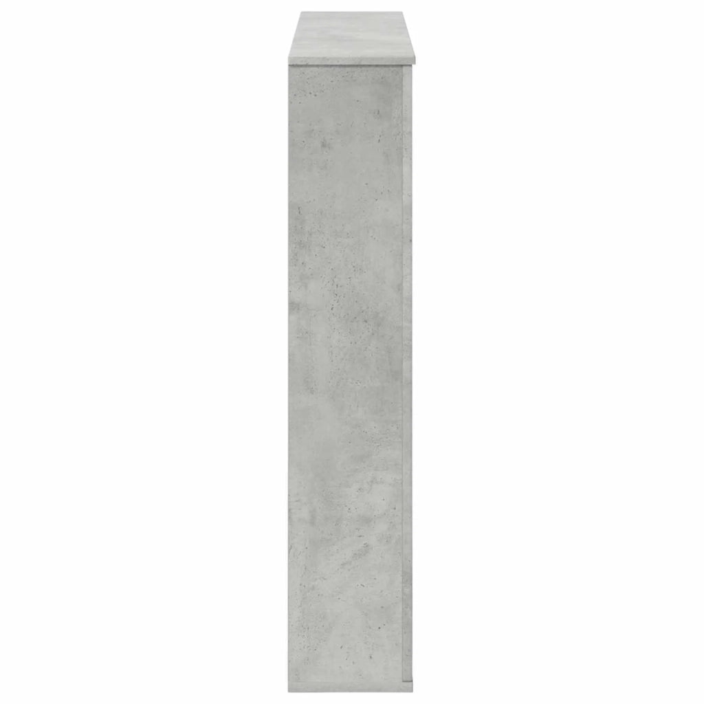 Cornice per camino Grigio Cemento 100 x 20 x 100 cm 8006618