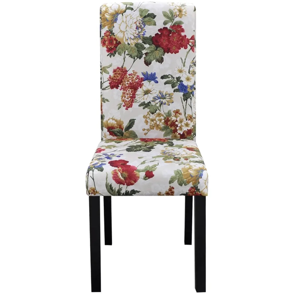 Sedie da Pranzo 6 pz in Tessuto Multicolore 272505