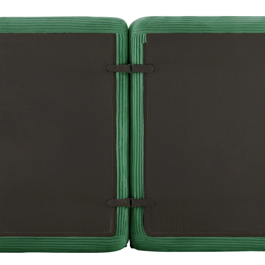 Divano modulare Cloud - Zephmum- U-forma 3 posti velluto verde