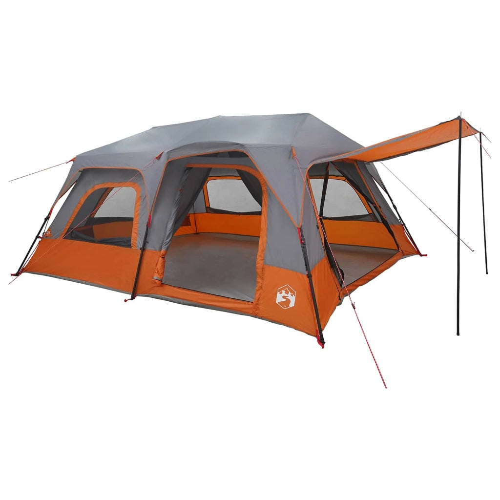 Tenda Istantanea Grigio e arancione 10 persone