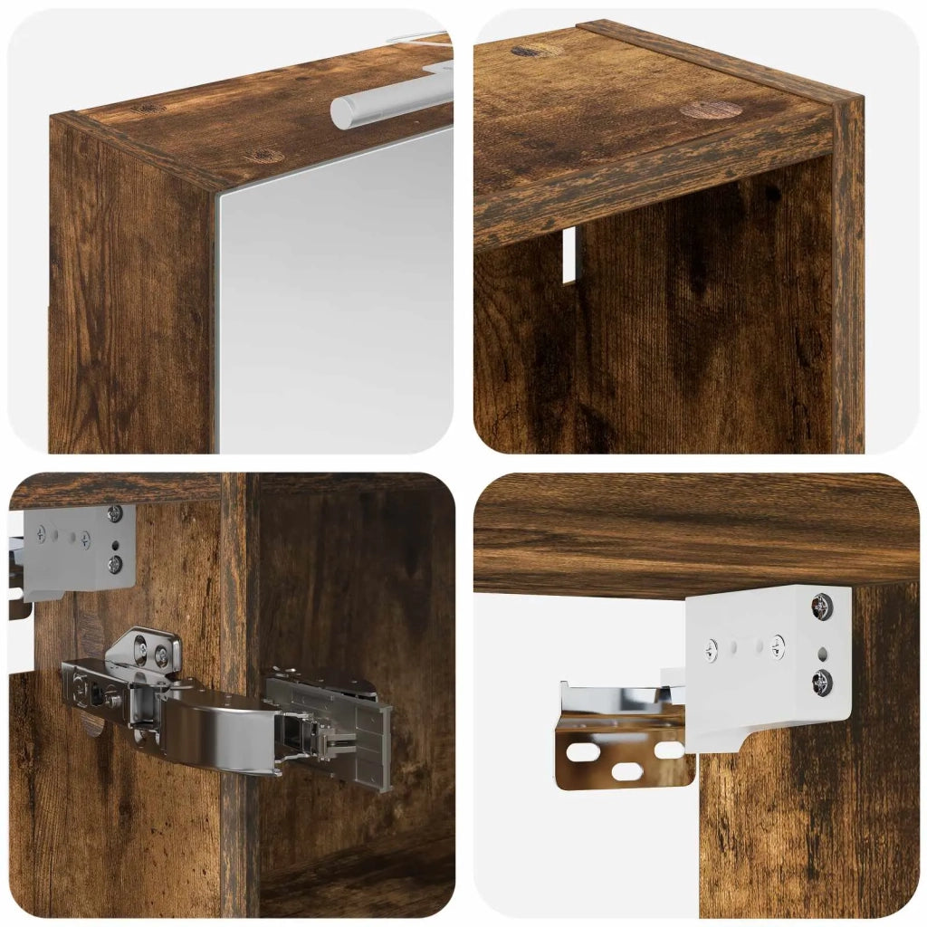 Set di Armadi da Bagno con lo scaffale 3 pcs 140 x 14,5 x 70 cm 3403788