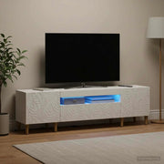 Mobile TV LED Bianco Legno ingegnerizzato 897125