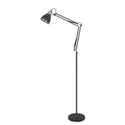 Lampada da terra Italux Remiro industriale nero E27