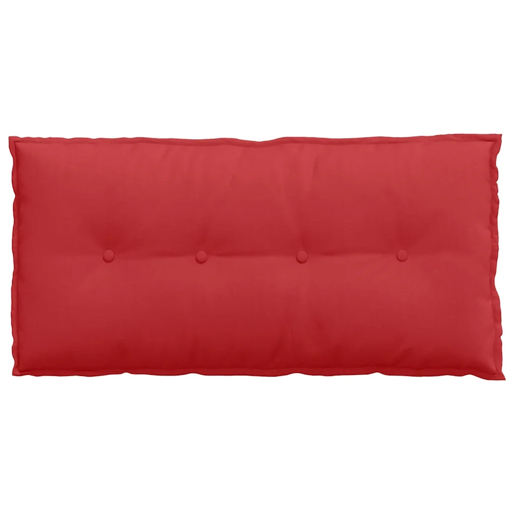 Cuscino per Schiena | Cuscino dorsale Rosso 100 x 19 x 50 cm Tessuto