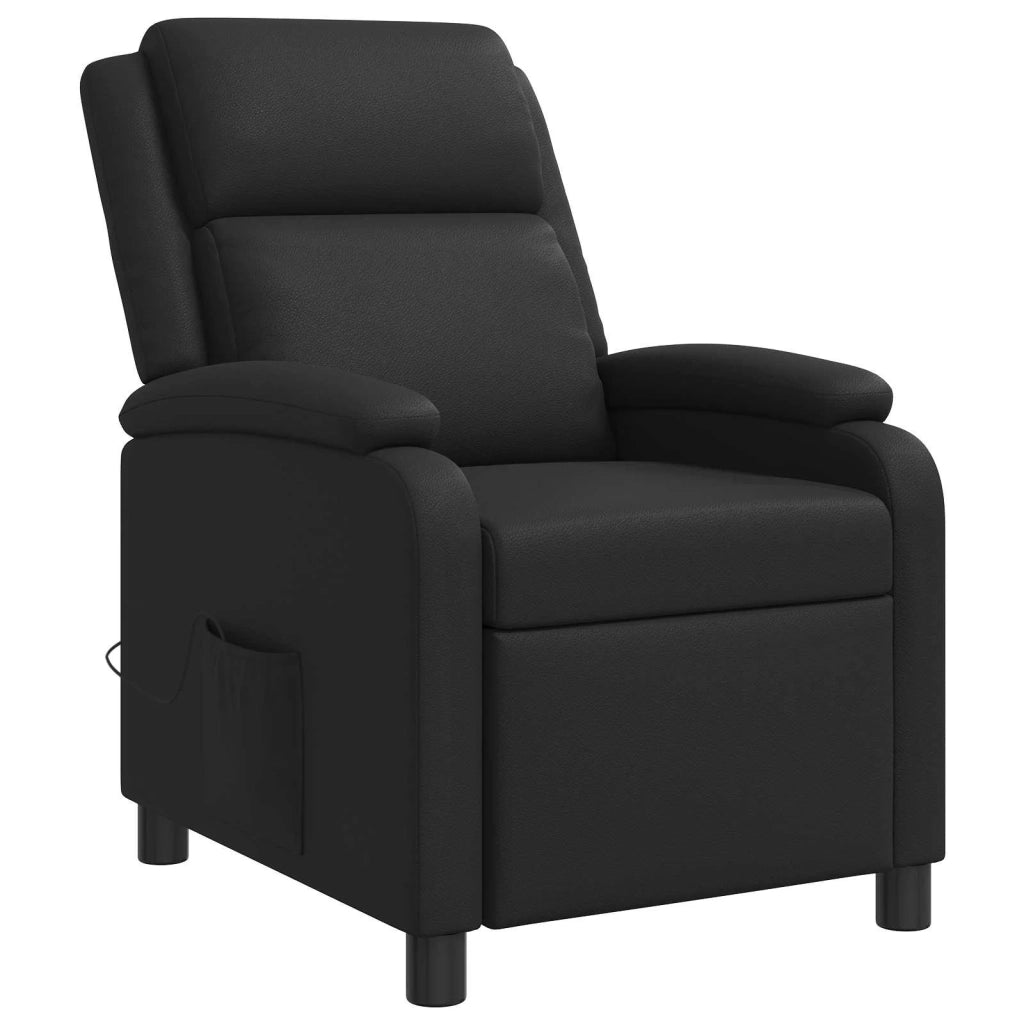 Poltrona Massaggiante Nero Similpelle 42034861