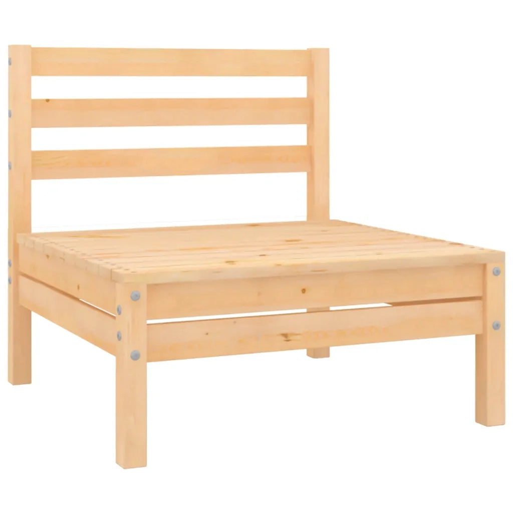 Set Salotto da Giardino 4 pz | Set di Mobili da Esterno in Legno Massello di Pino