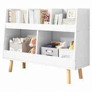 Libreria Bianca 60x25x80 cm Ideale per Ogni Ambiente