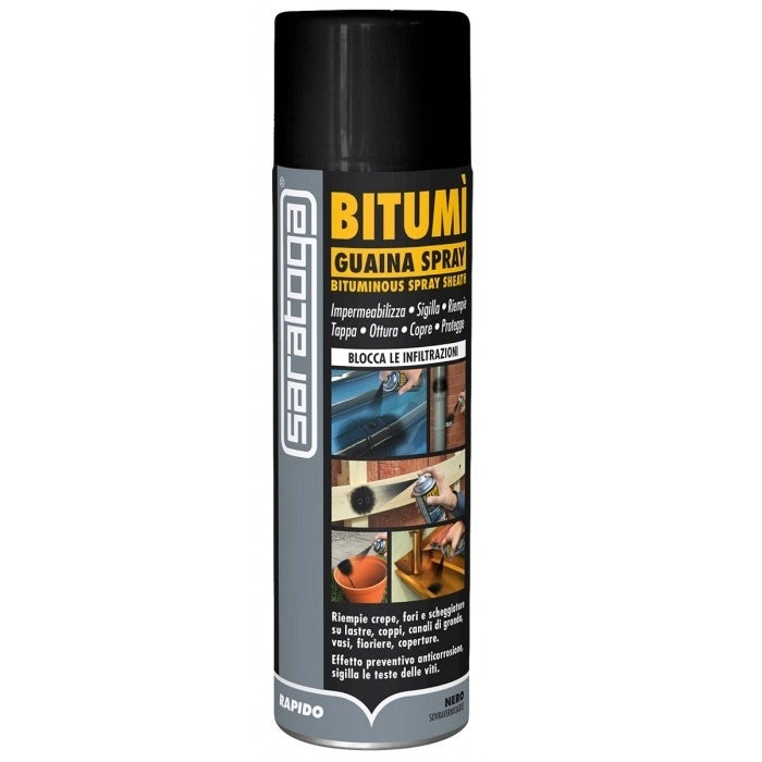 Saratoga GUAINA SPRAY BITUMI' 500ML NERA