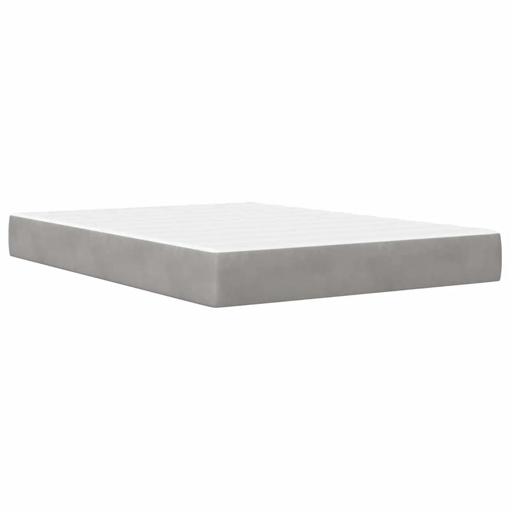 Struttura letto con materasso-Giroletto Grigio Chiaro 120 x 200 cm