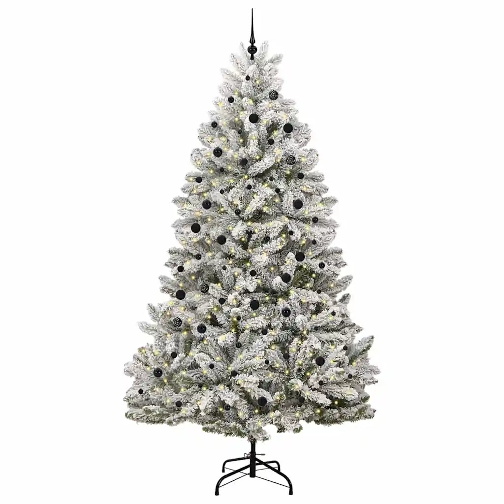 Albero di Natale artificiale con 300 LED Verde e Bianco 300 cm 3395785