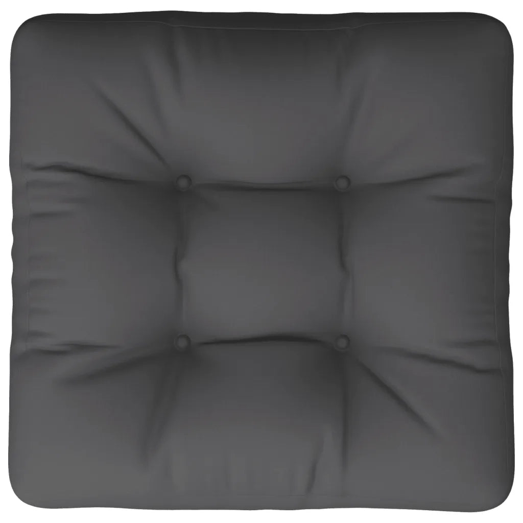 Cuscino per Pallet Antracite 60x61,5x10 cm in Tessuto 360878