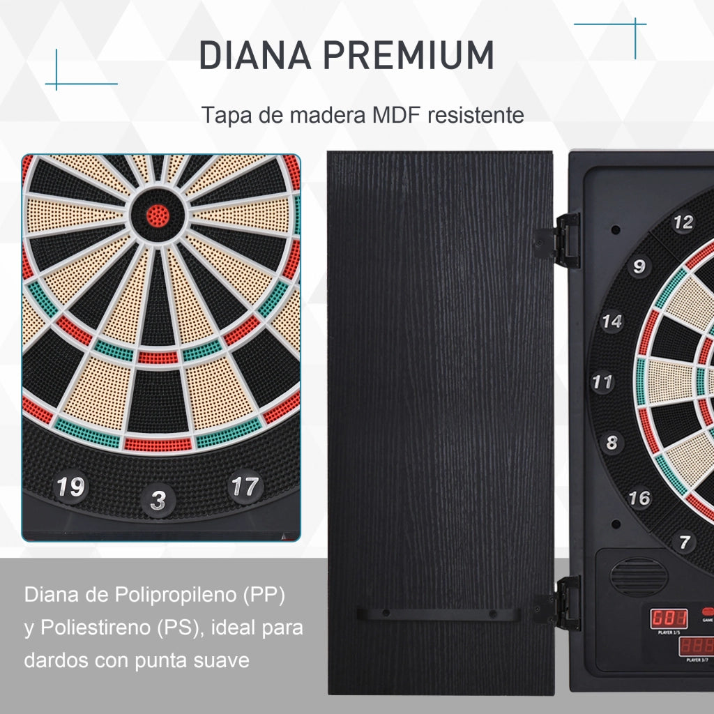 Tavolo da gioco elettronico ¨C Minimal ¨C Nero 51x6.5x57 cm