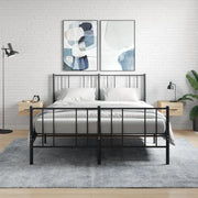 Comodini a Muro 2 pz Rovere Sonoma 35x35x20 cm 829875