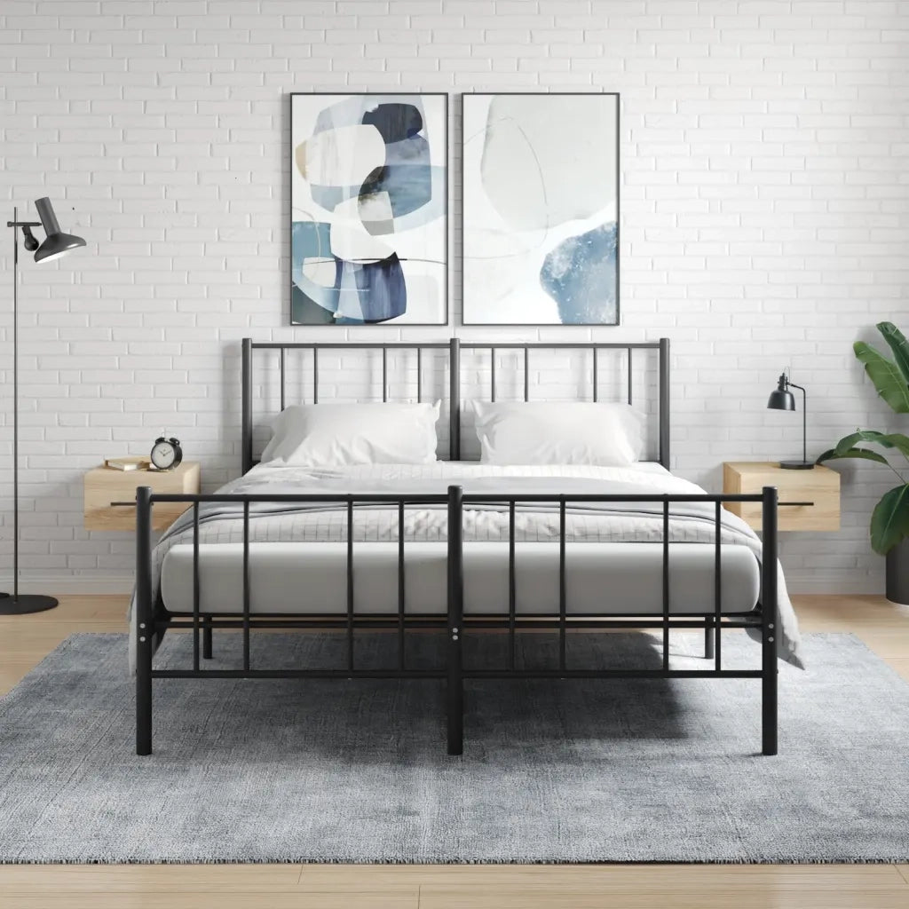 Comodini a Muro 2 pz Rovere Sonoma 35x35x20 cm 829875