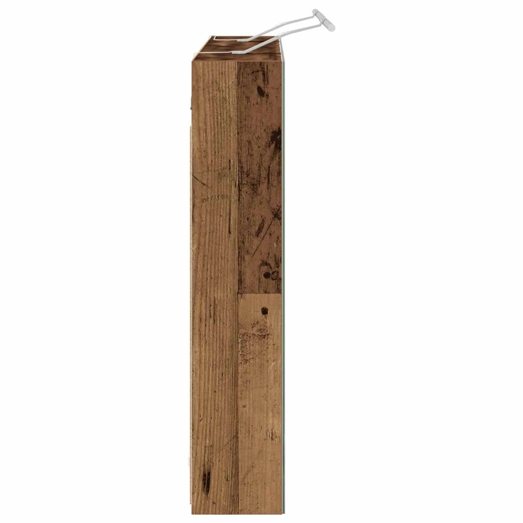 Mobiletto per specchio da bagno con lo scaffale Legno vecchio 889133