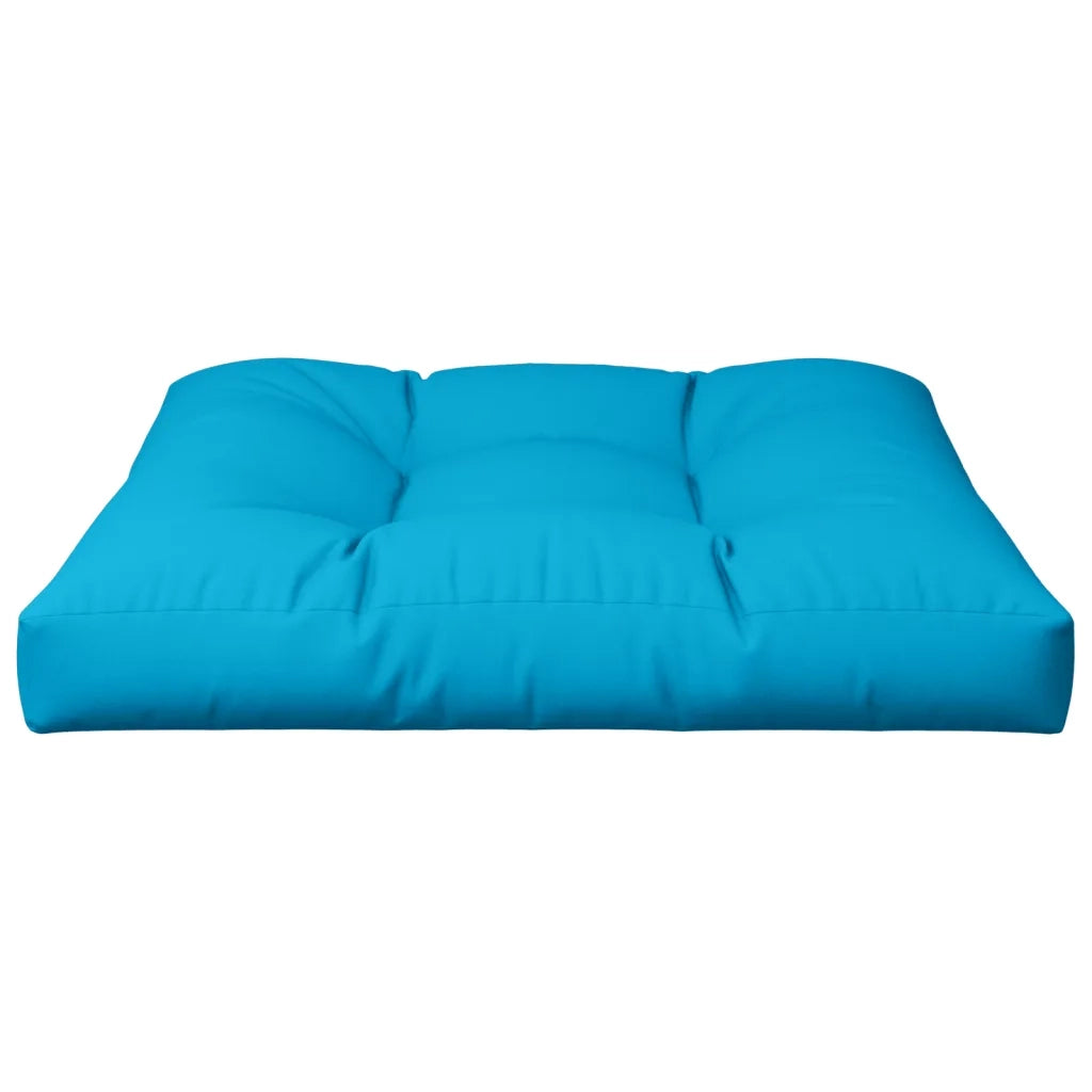 Cuscino per Pallet Blu 80x80x12 cm in Tessuto 360495
