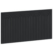 Testiera da Muro ALKMAAR Nero Legno ingegnerizzato 896316