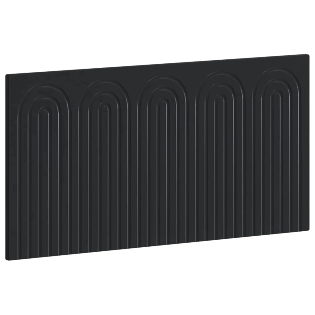 Testiera da Muro ALKMAAR Nero Legno ingegnerizzato 896316