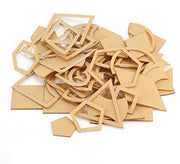 Set di stencil acrilici per patchwork - 54 pezzi - strumento DIY per creare disegni su tessuti