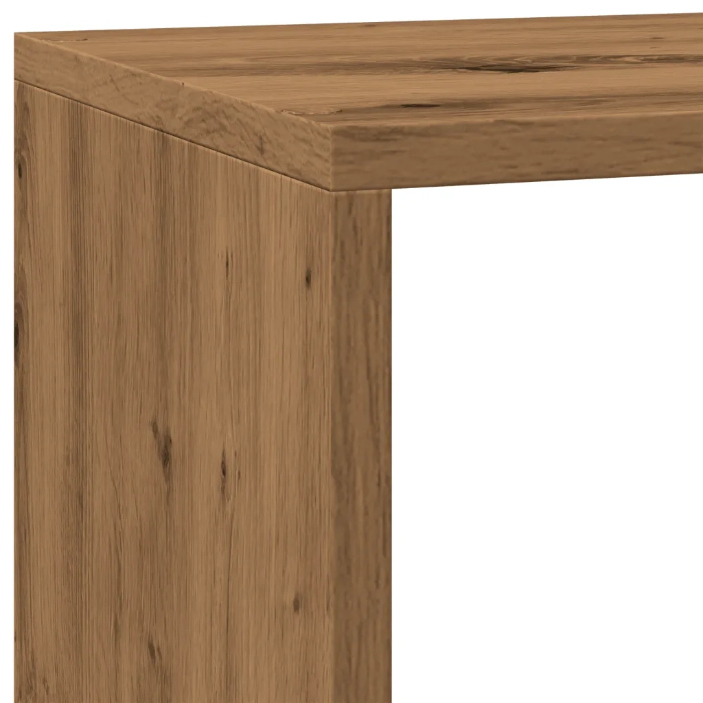 Libreria a 3 Ripiani-Scaffale per Libri-Mobile di Stoccaggio Rovere 137,5x29x103,5 cm in Truciolato