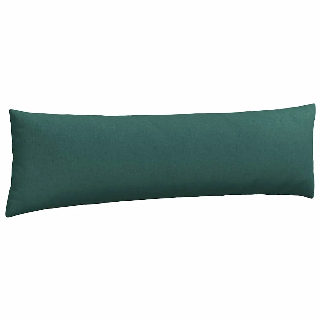 Cuscini da Divano 2 pz | Cuscini per sedie Verde Scuro 145 x 40 cm Tessuto